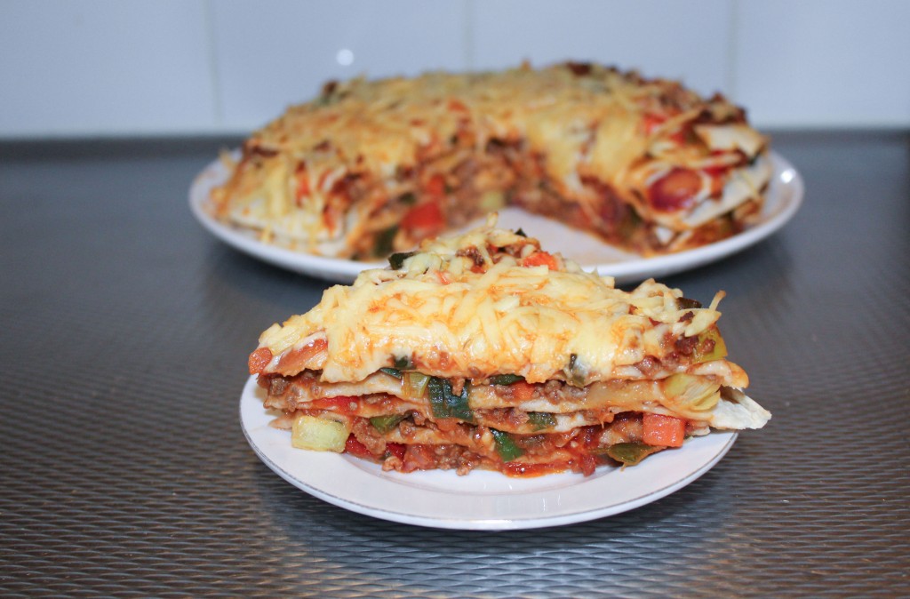 Tortilla-lasagne