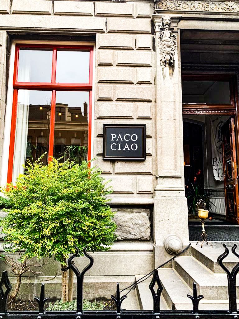 De voordeur van Paco Ciao